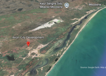 Akon City Senegal development site near Mbodiène on the Atlantic coast