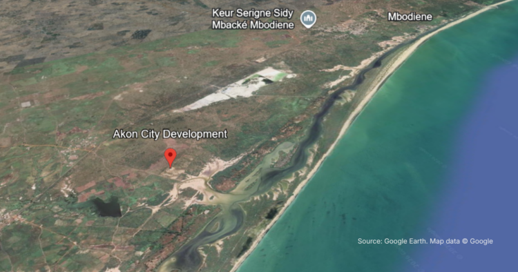 Akon City Senegal development site near Mbodiène on the Atlantic coast