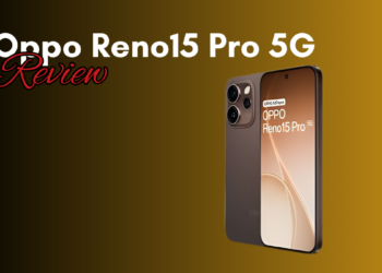 Oppo Reno 15 Pro smartphone showing rear camera module, design, and AMOLED display