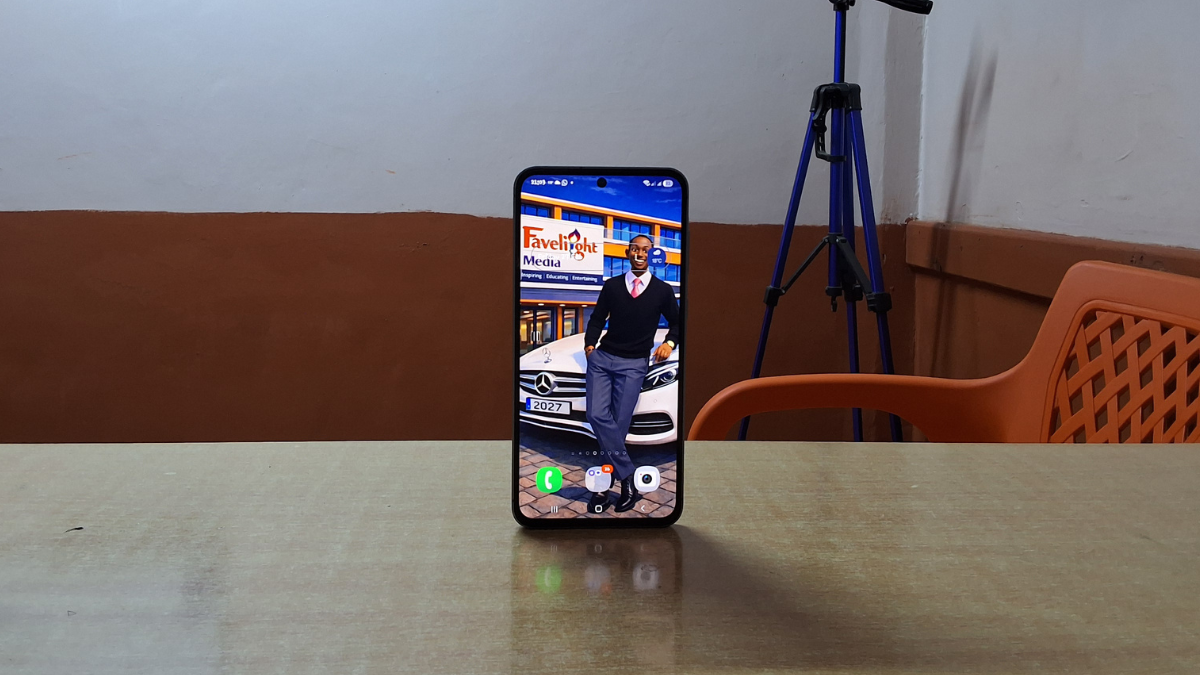 Samsung Galaxy A56 Super AMOLED display showing 120Hz refresh rate and vivid color accuracy
