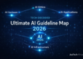 AI guideline map 2026 showing artificial intelligence ecosystem and technology framework