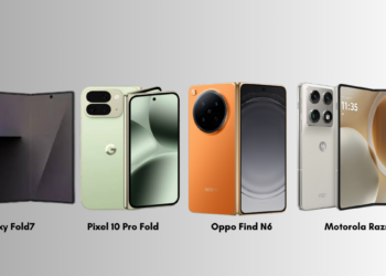 Foldable smartphones 2026 comparison Samsung Galaxy Z Fold7 Pixel 10 Pro Fold Oppo Find N6 Motorola Razr Fold