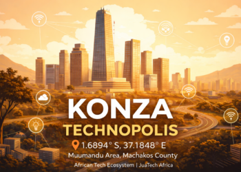 Konza Technopolis smart city project in Muumandu Area, Machakos County, Kenya designed to anchor the Silicon Savannah technology ecosystem