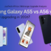 Samsung Galaxy A57 vs A56 comparison showing design and upgrade differences in 2026