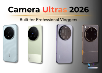 Best camera phone for vloggers 2026 comparison showing Vivo, Oppo, Xiaomi and Honor Ultra smartphones