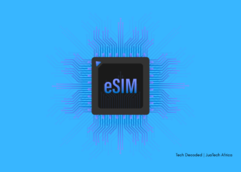 eSIM chip embedded in smartphone hardware illustrating digital SIM technology and how eSIM works