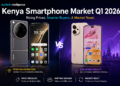 Kenya smartphone market Q1 2026 premium vs budget phones pricing demand shift