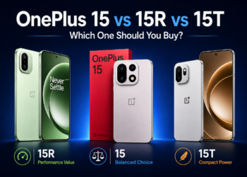 OnePlus 15 vs 15R vs 15T comparison showing best phone to buy in Kenya