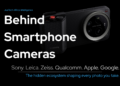 Feature image illustrating the companies behind smartphone cameras, including Sony, Leica, Zeiss, Qualcomm, Apple and Google, and their role in the mobile imaging ecosystem.