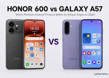 HONOR 600 and Samsung Galaxy A57 premium Android smartphone comparison for Kenyan buyers in 2026