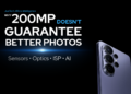 Editorial illustration explaining why 200MP smartphone cameras do not automatically produce better photos and how sensors, optics, ISP technology, and AI influence image quality.
